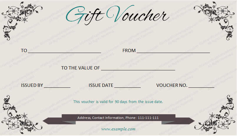 gift voucher template