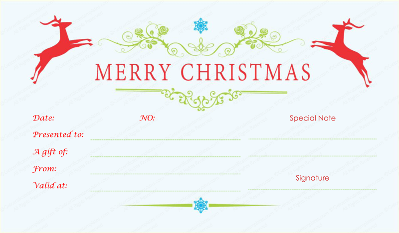 double-reindeer-christmas-gift-certificate-template