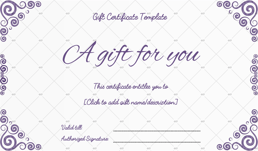 Graduation Gift Certificate Template Free from www.getcertificatetemplates.com