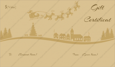 <strong>Christmas Gift Certificate Template</strong> 12 - Word Layouts Santa gift certificate template