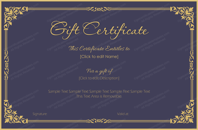 Create Free Gift Certificates in Word