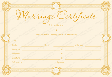 free marriage certificate templates editable printable printable marriage license template