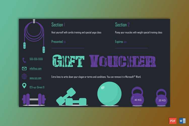 Gym Gift Voucher