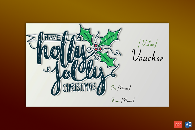 Christmas Gift Certificate Example