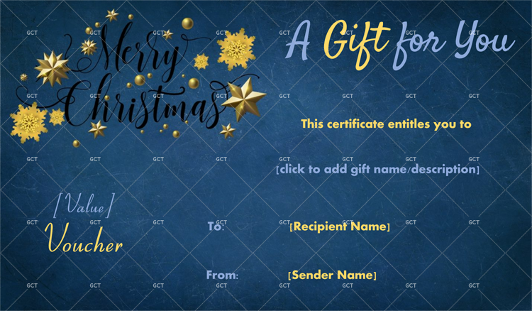 Christmas Gift Certificate Template Printable
