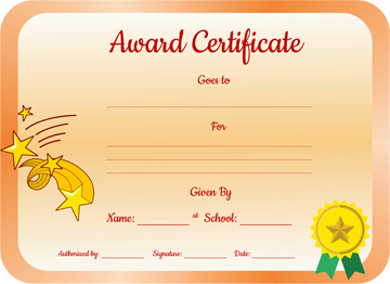 Core Value Award Certificate Template