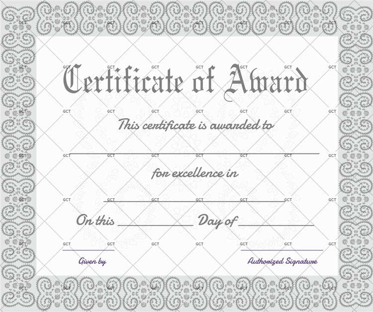 Formal Award Certificate Free Online