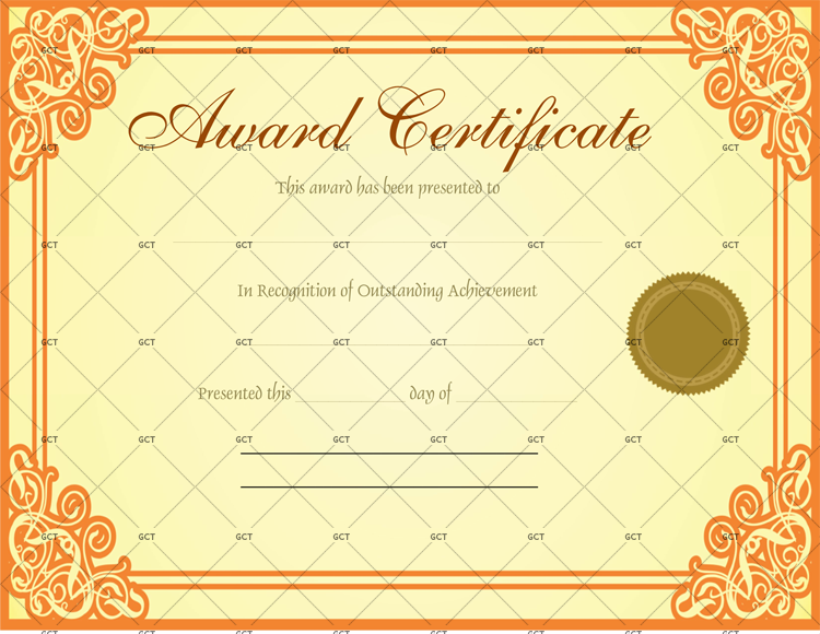 Recognition Award Example