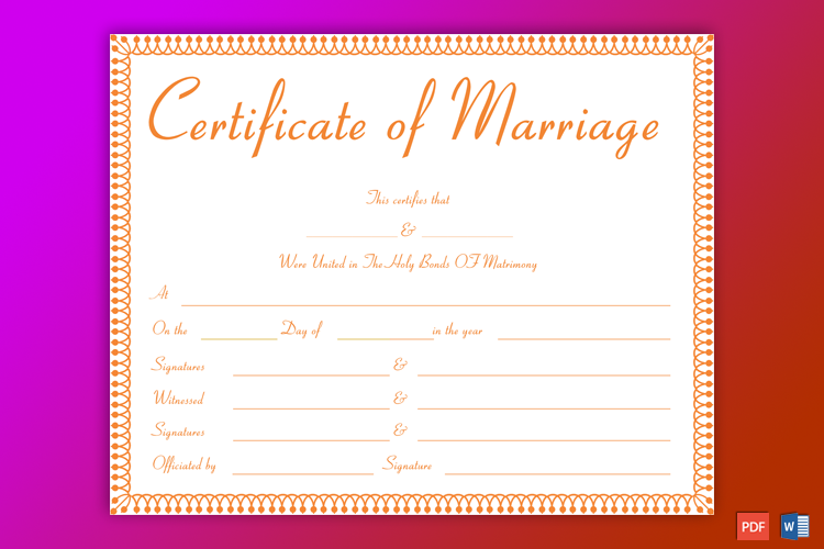 Online Marriage Certificate Verification USA
