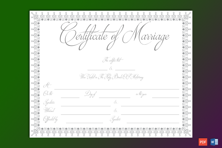 Create Fake Marriage Certificate Online Free