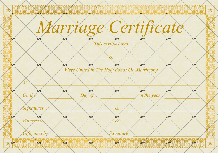 Microsoft Publisher Marriage Certificate