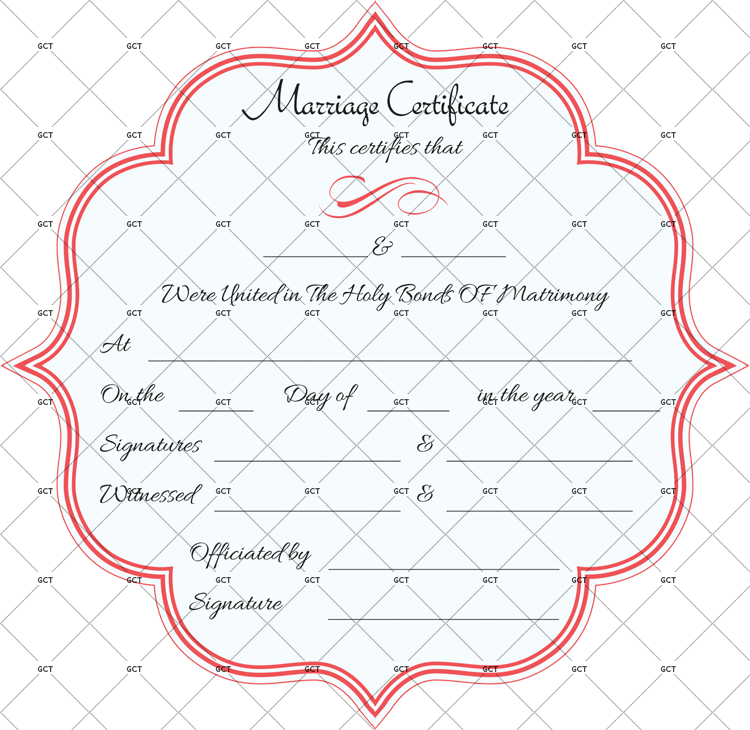 Marriage Certificate Soft Copy