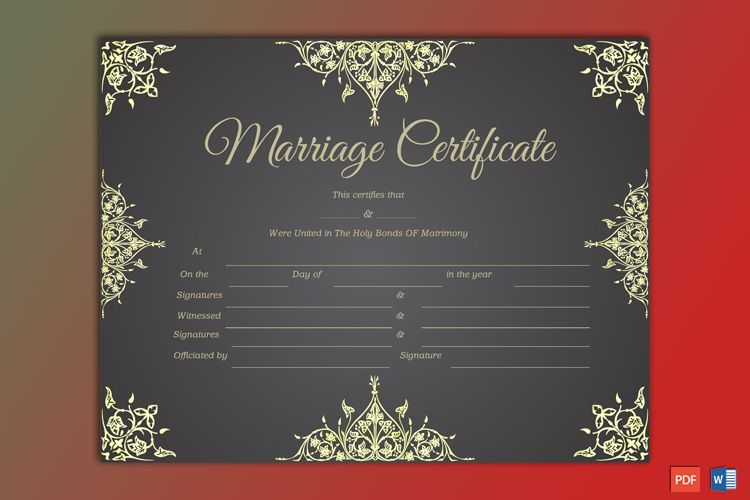 Create Fake Marriage Certificate Online Free