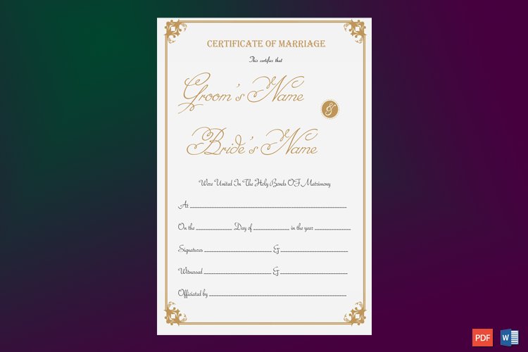 Marriage Certificate Pakistan