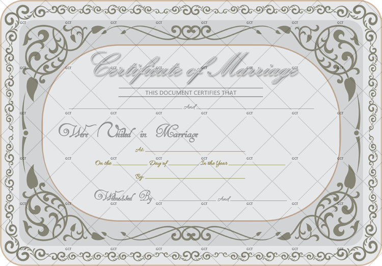 Silver-State-Marriage-Certificate-Template