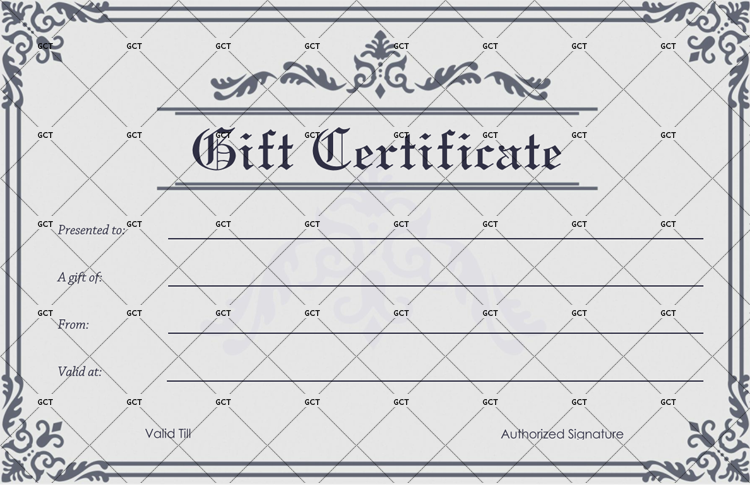 Gift Certificate Template Google Docs