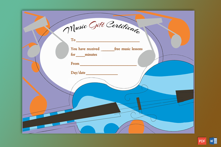 Music Gift Certificate