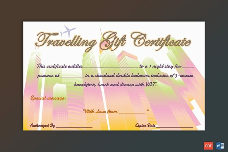 Editable Gift Certificate