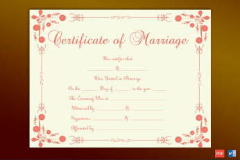 Free Fake Marriage Certificate Maker