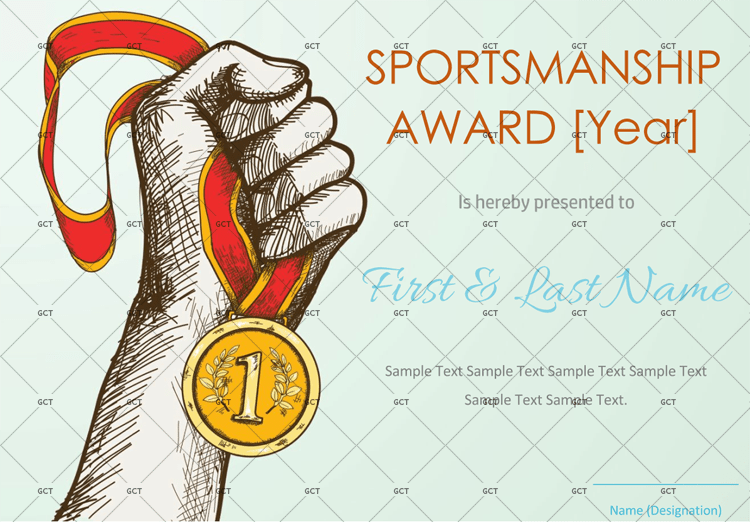 School Annual Sports Certificate Format
