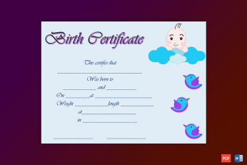 Birth-Certificate-Template-(Birds,-#4338)PReview