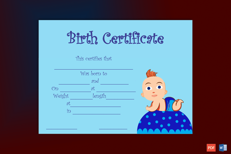 Birth-Certificate-Template-(Blue,-#4343)-Preview
