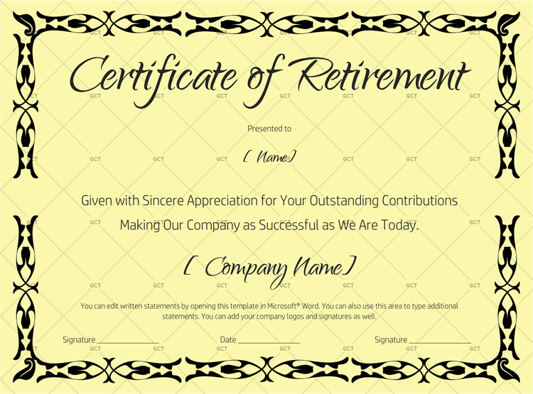 Certificate-of-Retirement-(#927)---Black-(in-Word)