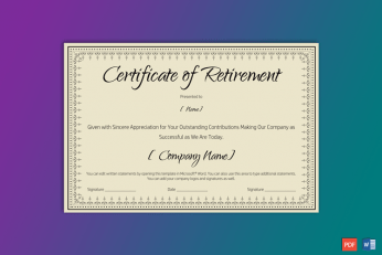 Certificate-of-Retirement-Template-(Khaki,-#931)-Preview