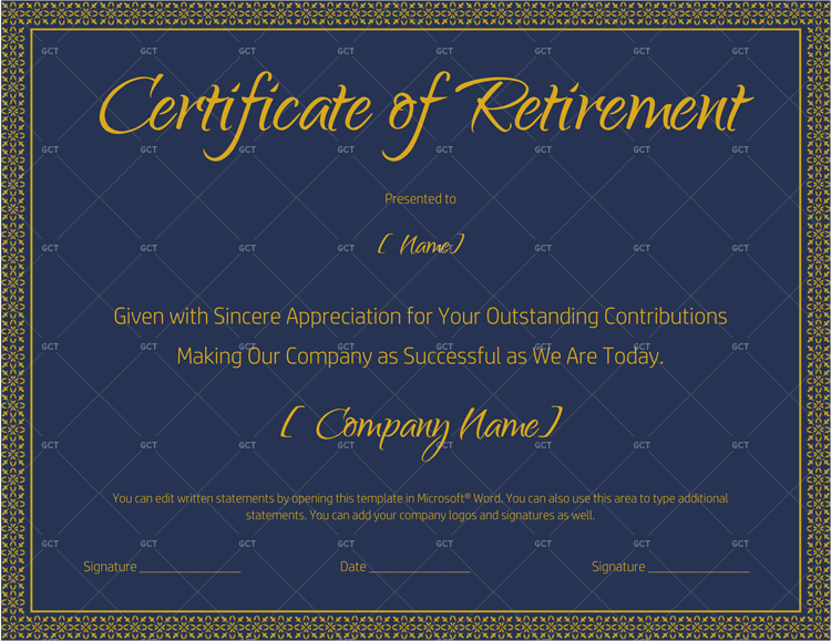 Certificate-of-Retirement-Wording-Blue-Design