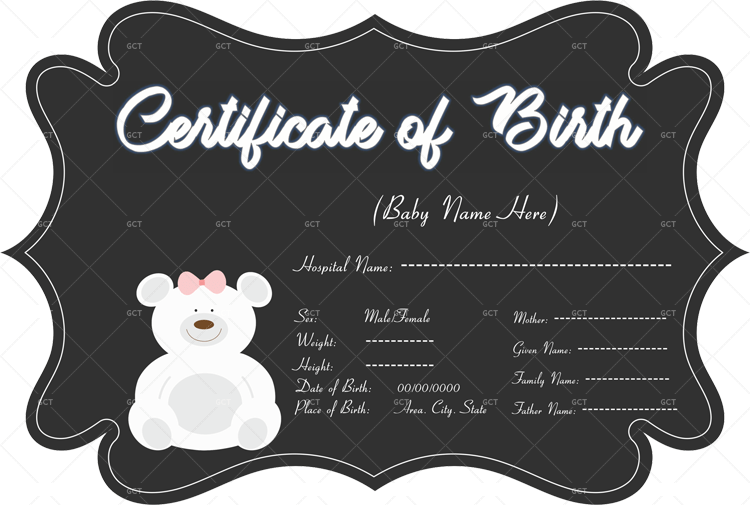 Teddy-Bear-Themed-Birth-Certificate
